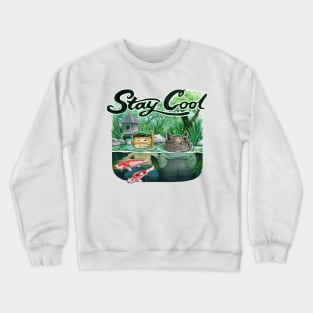 Stay Cool in the Koi Pond Crewneck Sweatshirt